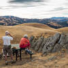 Couple viewing the scenery on the Aquila Loop Trail.