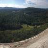 Climbing Stone Mountain.