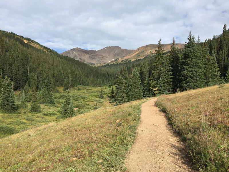 Heading up Herman Gulch.