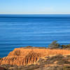 A view from the trails in Torrey Pines State Reserve.