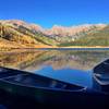 A peaceful fall evening at Piney Lake.