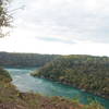 The Niagara River as seen from the Niagara Gorge Rim Trail.