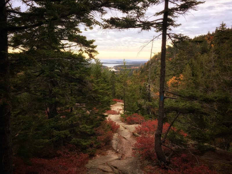 Jordan Cliffs Trail on the way back down.