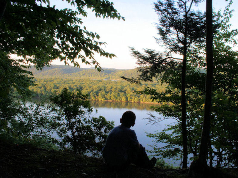 View of Susquehanna River from Urey Overlook, By John Beatty.