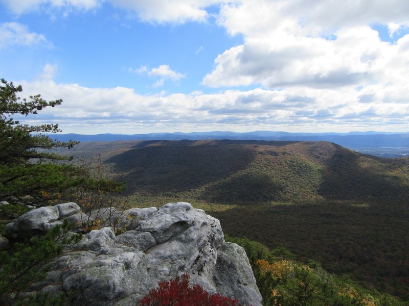 The best view from the White Rocks.