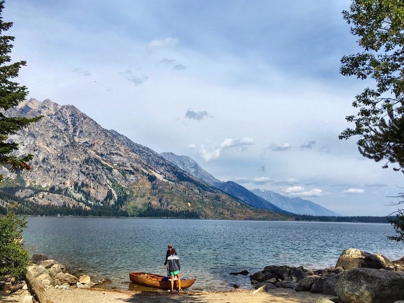 Jenny Lake. Grand Teton National Park.