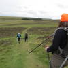 Crossing rolling hills near Orton.