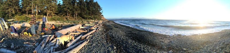 Beach time at Fort Ebey.