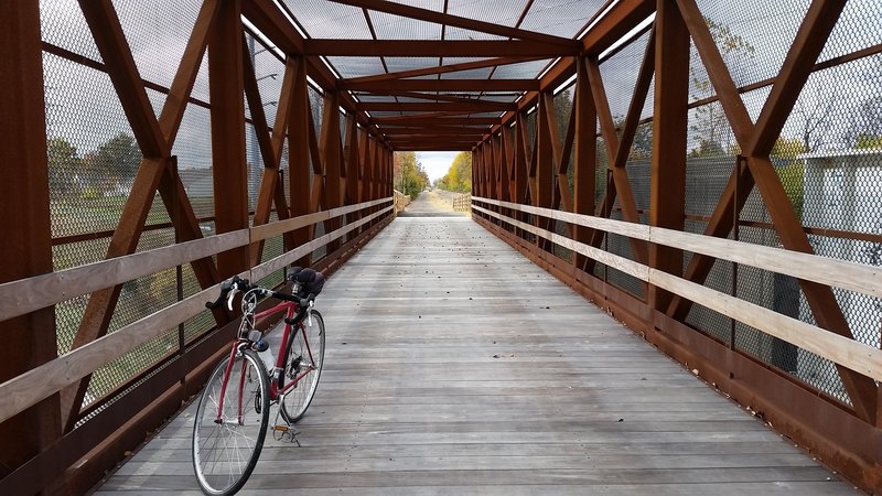 Camp Chase Trail boasts the longest bridge on the Ohio to Erie Trail. (100 yards)