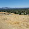 View coming down ridge overlooking Walnut Creek and Diablo Valley.