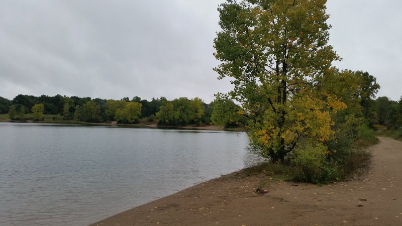 A view along Trout Lake.