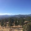 View all the way to Mt. Evans to the west.