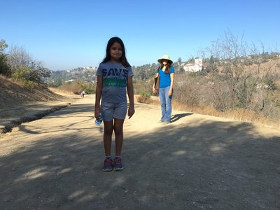 The dirt path of the Scrubjay Trail.