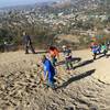 A steep and somewhat loose climb on the City View Trail.