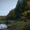 Twilight over Geneva Pond, Stimpson Family Nature Reserve.