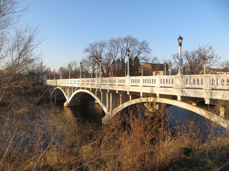 North Avenue Bridge.