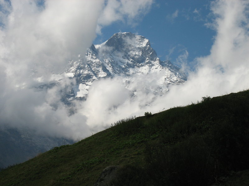 View of Punta Gnifetti 4554 Mtl, Monte Rosa.