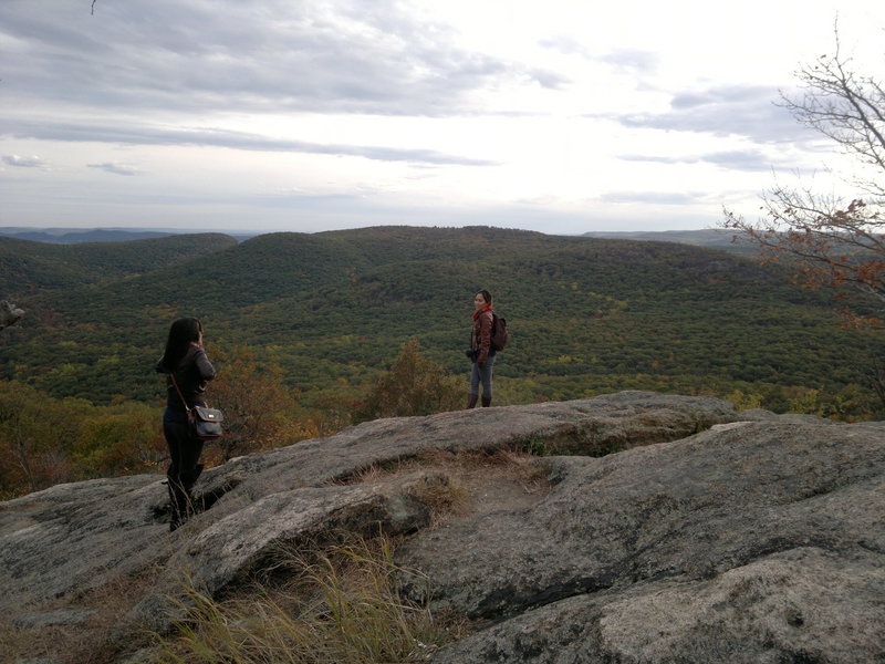 Hiked up Bear Mountain.