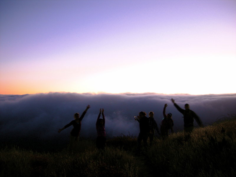 Sunset hike.