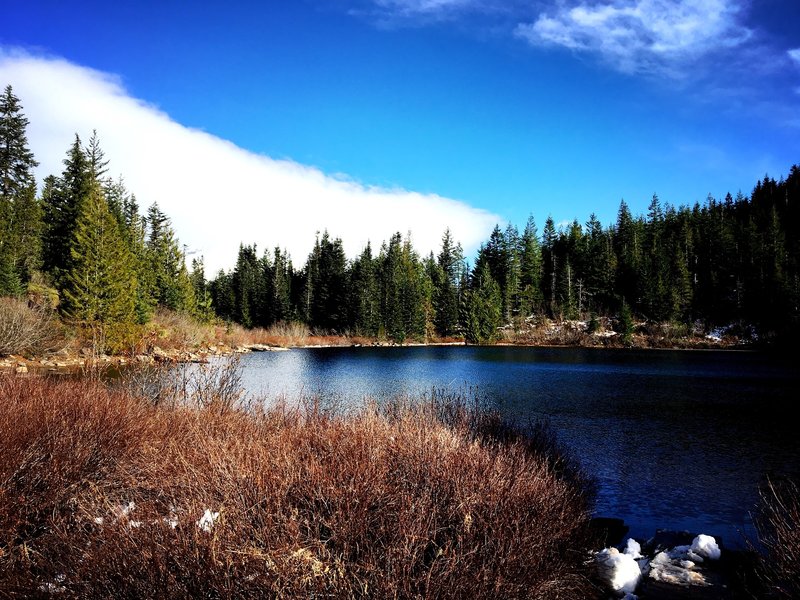 View from SW shore of Mirror Lake.