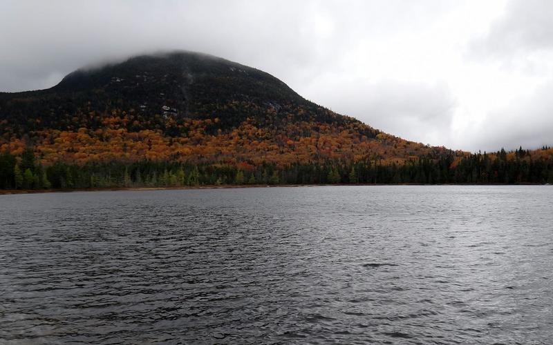 Cannon Mountain from Lonesome Lake.