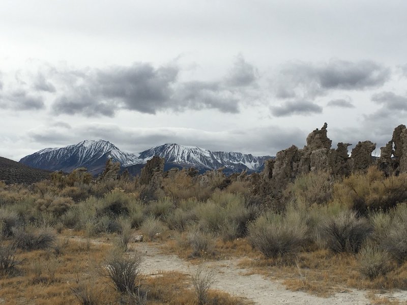 Snow on the sierra.