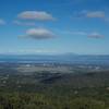 A view from he Vista Point overlooking the Stanford Dish Area and the South Bay area.