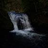 The small waterfall above the the main waterfalls.