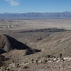 Escarpment at the opening of Rattlesnake Canyon.