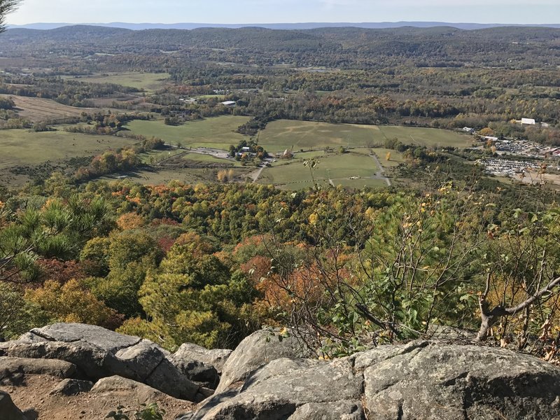 A view from the top of the Stairway to Heaven Section of the Appalachian Trail.