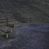 At the end of the trail, there is a bench where you can take in the view. The fence prevents people from damaging the surrounding hills.