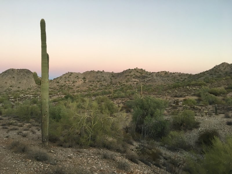 Lower section of Dynamite Trail.