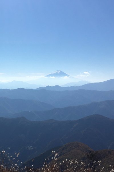 View of Mt Fuji from Takanosu Summit