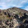 Looking at Black Mountain Peak.