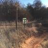 The green trail ends on the south power line road. Turn right and then you'll turn left onto the yellow trail in about 0.2 mile.