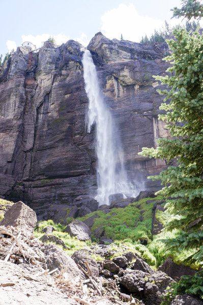 Bridal Veil Falls from below.