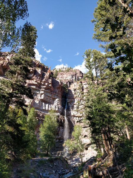 View of Cascade Falls from below.