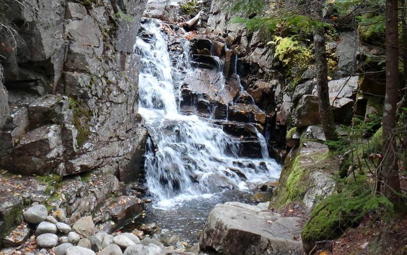 Waterfall on the Cascade Brook.