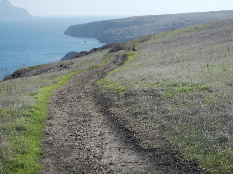 You really can't find a bad view on Santa Cruz Island.