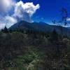 The Black Mountain Crest Trail offers fantastic views of Mt. Craig in the distance.