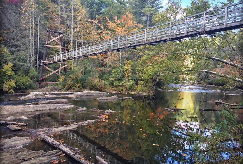 Toccoa Swinging Bridge - Photo Credit Samantha Smith Taylor.