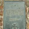 Senedor Mine historical plaque at the Senador Mine ruins.