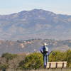 Enjoying the view from the Guadalupe Trail.