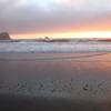 Clouds making for a nice sunset near the mouth of the Klamath River.