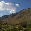 Guadalupe Peak as seen from the campground area.