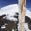 Some wind, snow, and noticeable ice on the way to the summit of Humphreys Peak, December 2016.