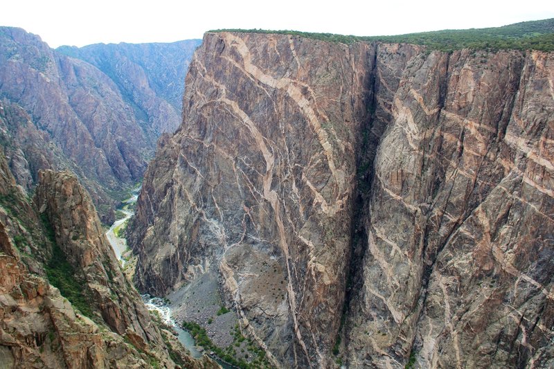 Impressive views from the Painted Wall overlook.