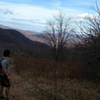 Overlooking the mountains after passing through the open farmland along the Overmountain Victory Trail in Hampton Creek Cove.