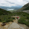 Hiking up to the Frances Lookout leads to gorgeous views of Lake Nordenskjold.