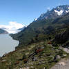 Lago Grey and Grey Glacier in Torres del Paine National Park.